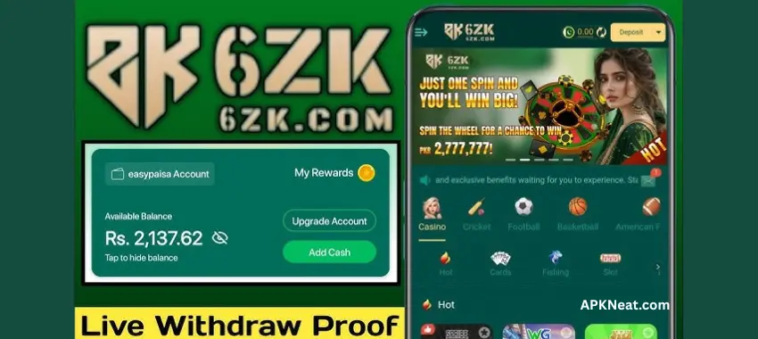 6ZK Game Earning App 2025