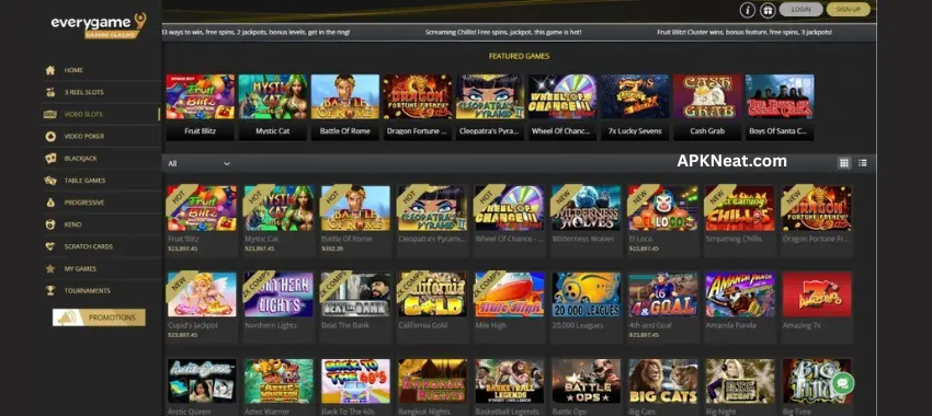 Everygame casino Download APK