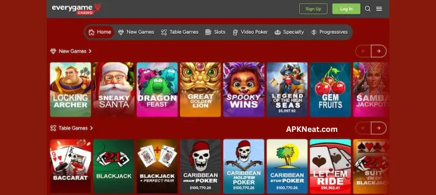 Everygame casino Real Money App