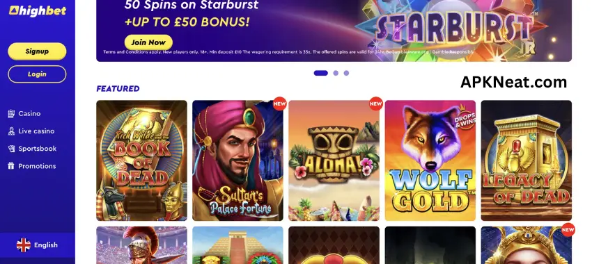 Highbet Casino APK 2025