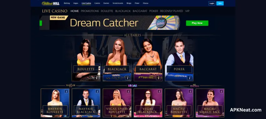 William Hill Casino VIP Download