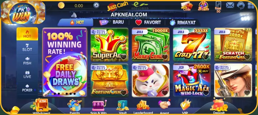 PKWIN Game Earning App Pakistan 2025