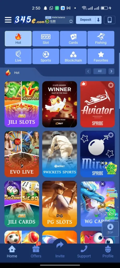 345E Game Earning App 2025